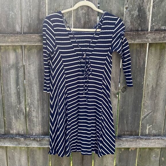 Lush Striped Ribbed Swing Dress | S - Picture 7 of 7